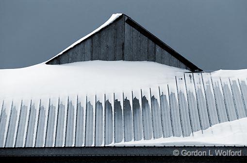 Snowy Barn Roofs_02681.jpg - Photographed near Smiths Falls, Ontario, Canada.